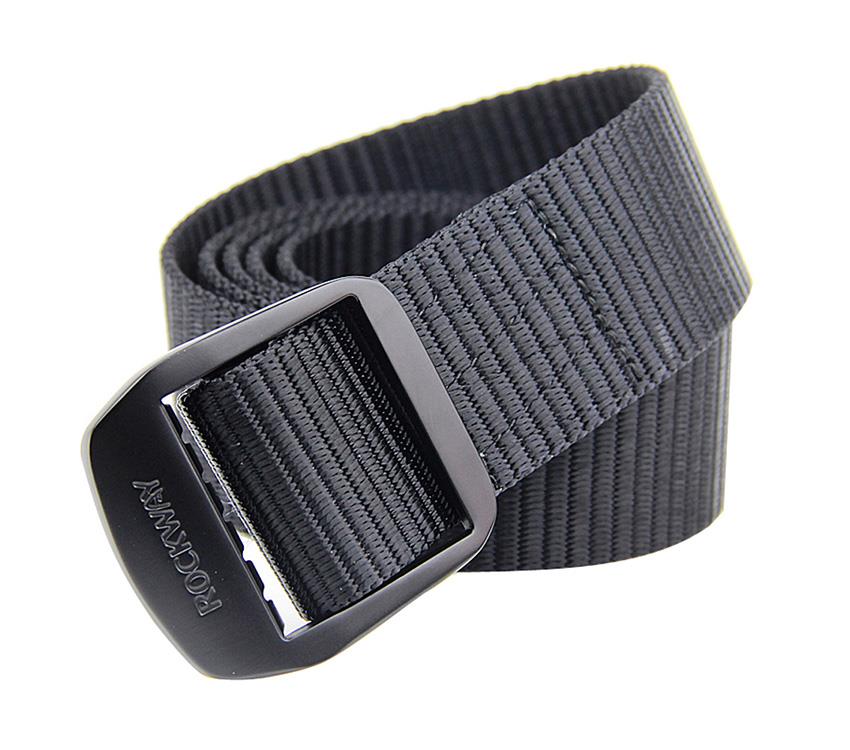 black webbing belt